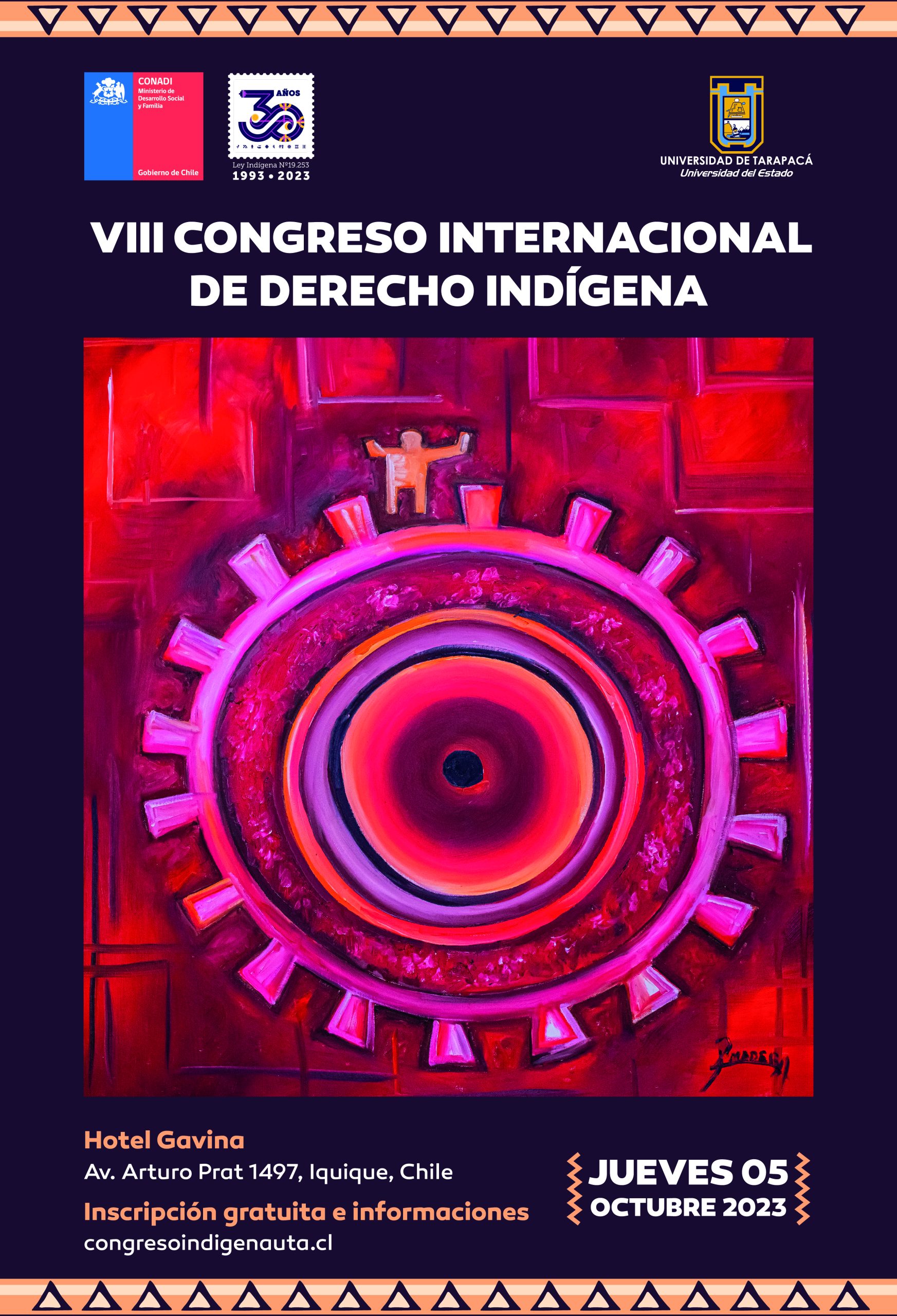 CONADI y la Universidad de Tarapacá convocan a la VIII Versión del Congreso Internacional de Derecho Indígena